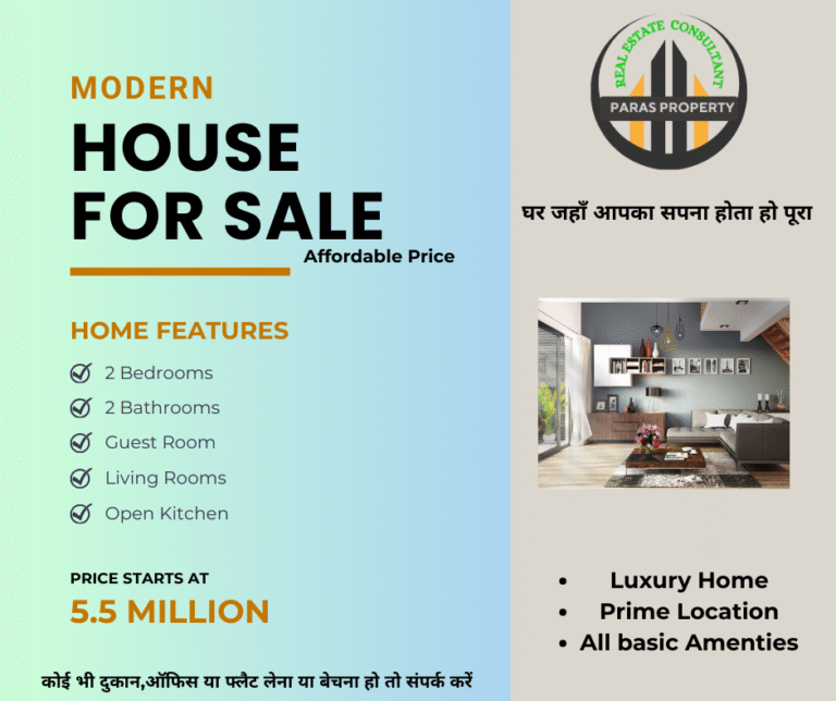 PRIME LOCATION 2 BHK FLAT FOR SALE IN KHANPUR