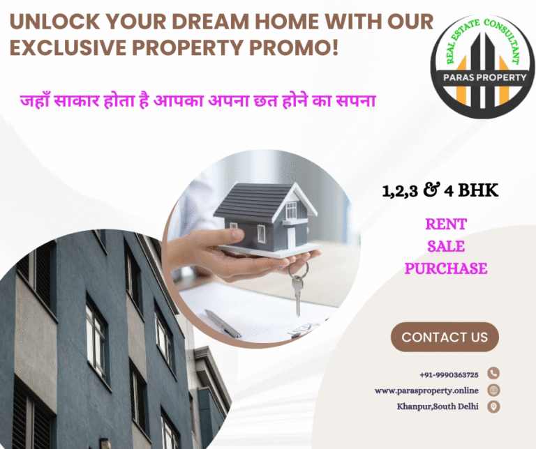 Premium 1,2,3 BHK in Devli Road Low rate